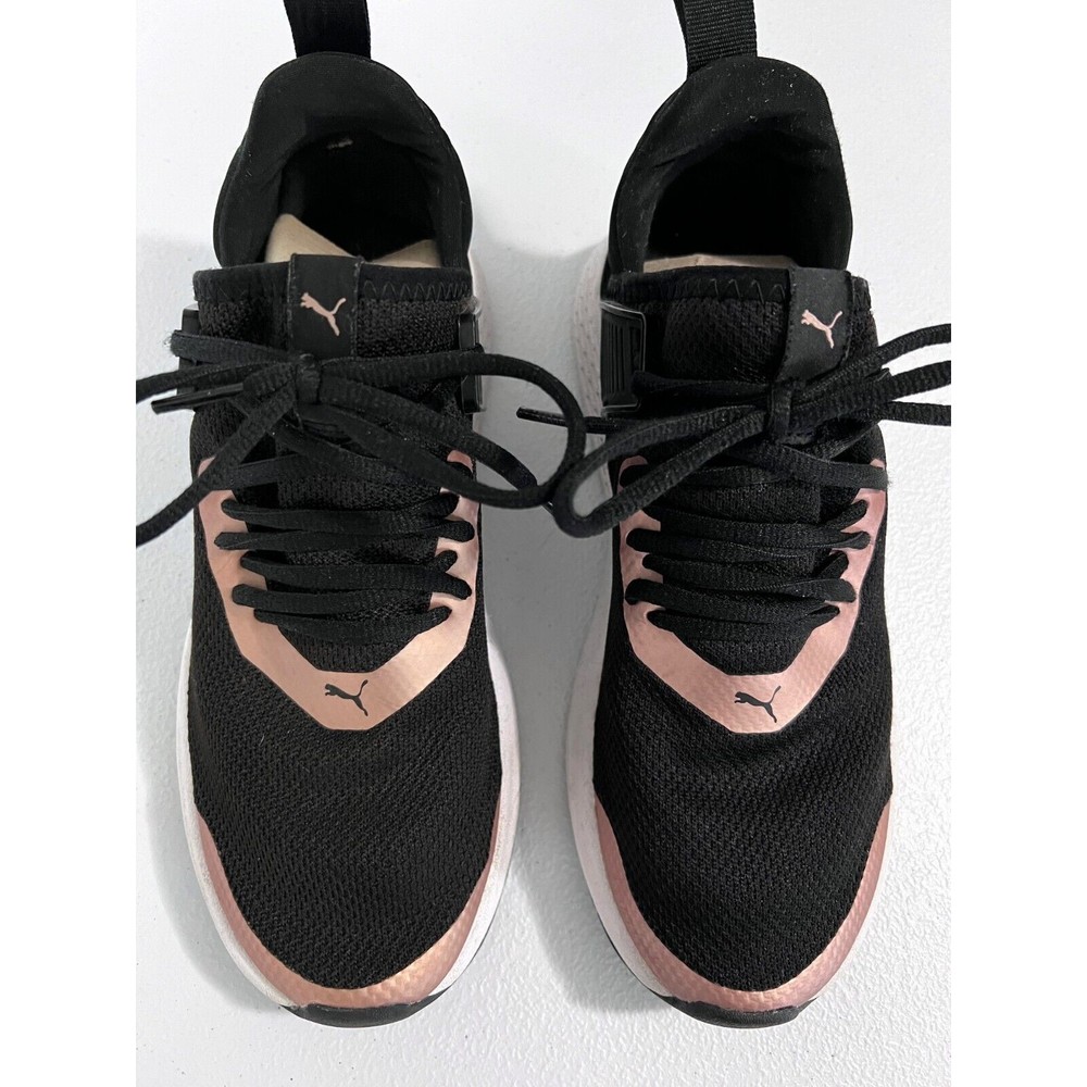 PUMA Women's Insurge 2.0 Mesh Casual Sneakers Black with Rose Gold US 7.5 M